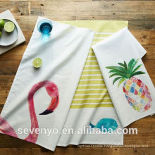 hight quality Flamingo pineapple kitchen tea towel TT-010